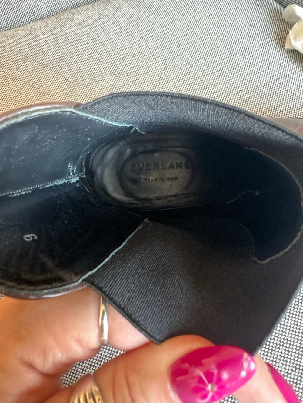 Everlane Square Toe Chelsea Boot - Picture 2 of 4